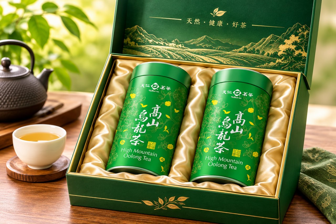 茶葉禮盒展示